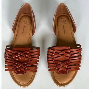 Dainty Summer Brown Sandals (7.5)